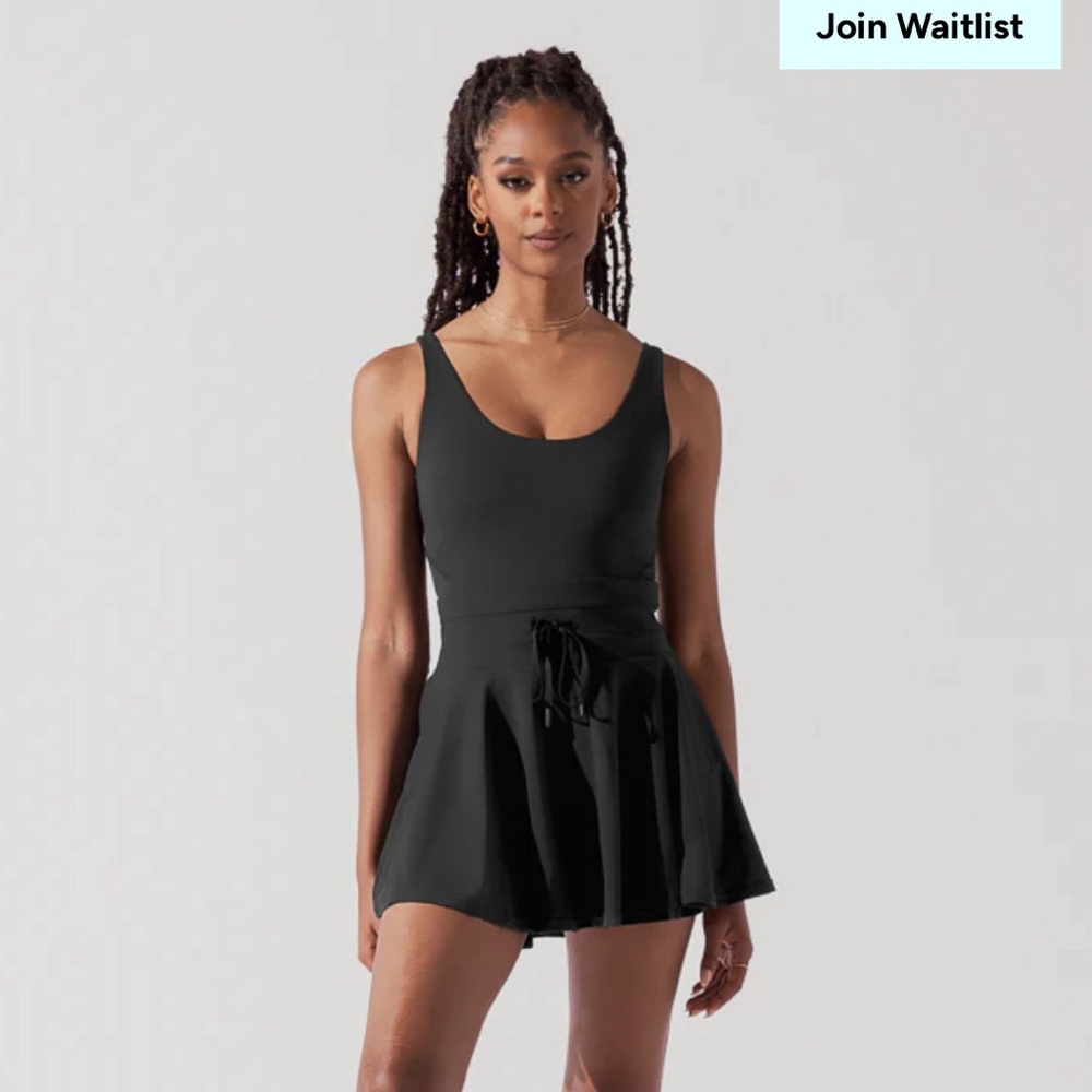POPFLEX Black Twirl Dress